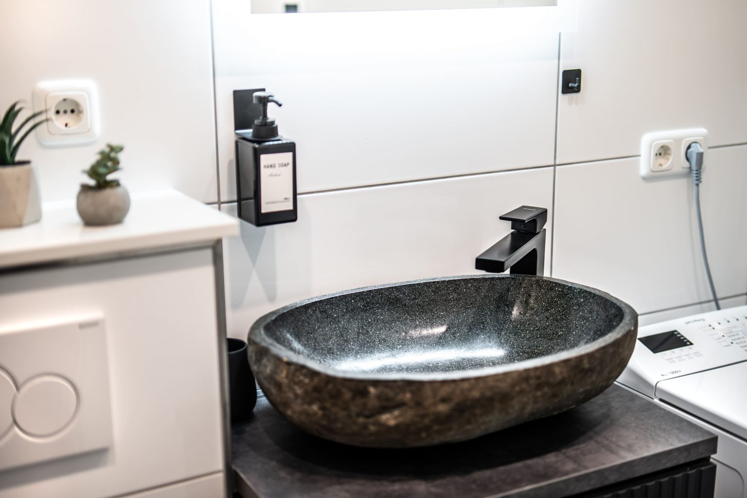 Badezimmer im zeitlosen Design